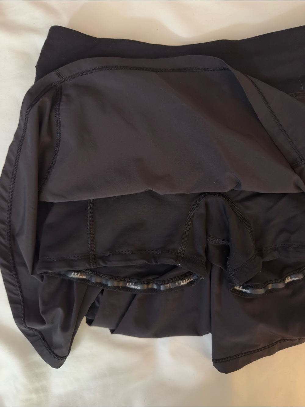 Lululemon Black Circuit Breaker Skort II Skort Size 4 Tall - Picture 5 of 6
